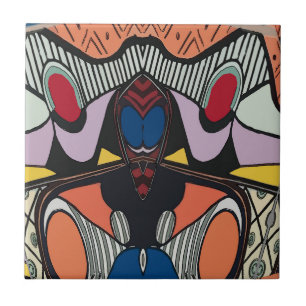 Abstrakt Alien Spain Tile Kakelplatta