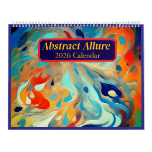 Abstrakt Allure 2026 Konstkalender Kalender