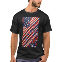Abstrakt American Flagga: Dynamic Patriotic Collec