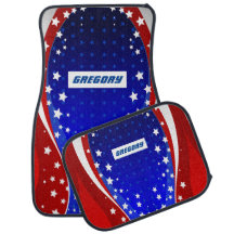 Abstrakt American Flagga Stars & Rand