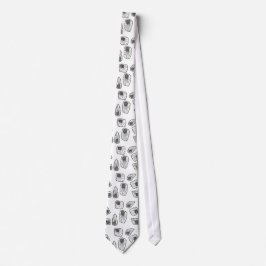 Abstrakt Amoeba Tie Slips