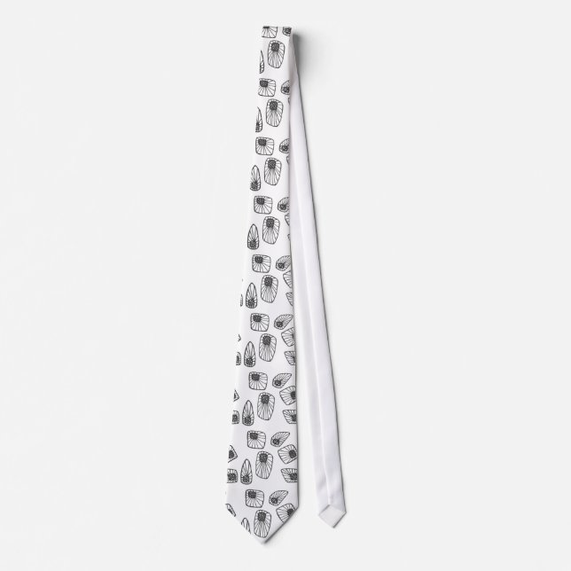 Abstrakt Amoeba Tie Slips (Framsida)
