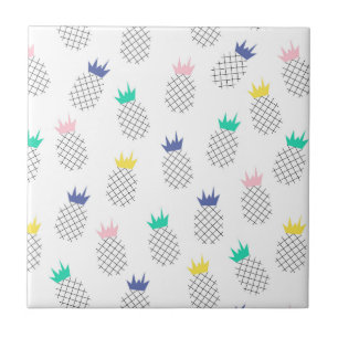 Abstrakt Ananas Kakelplatta