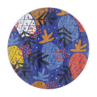 Abstrakt Ananas Löv Vintage Mönster