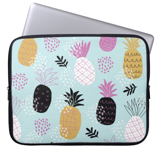 Abstrakt Ananas Skandinaviska Stil Mönster Laptop Fodral (Framsidan)