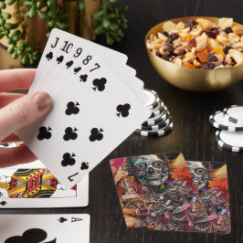 Abstrakt Anatomiskt cyborg Casinokort