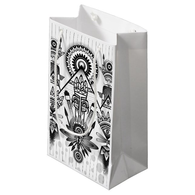 Abstrakt Ancious Native Indian Tribal (Framsidan Vinklad)