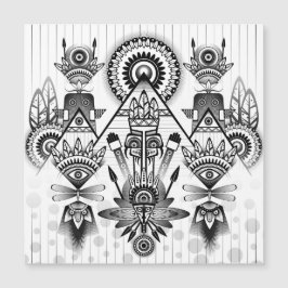 Abstrakt Ancious Native Indian Tribal