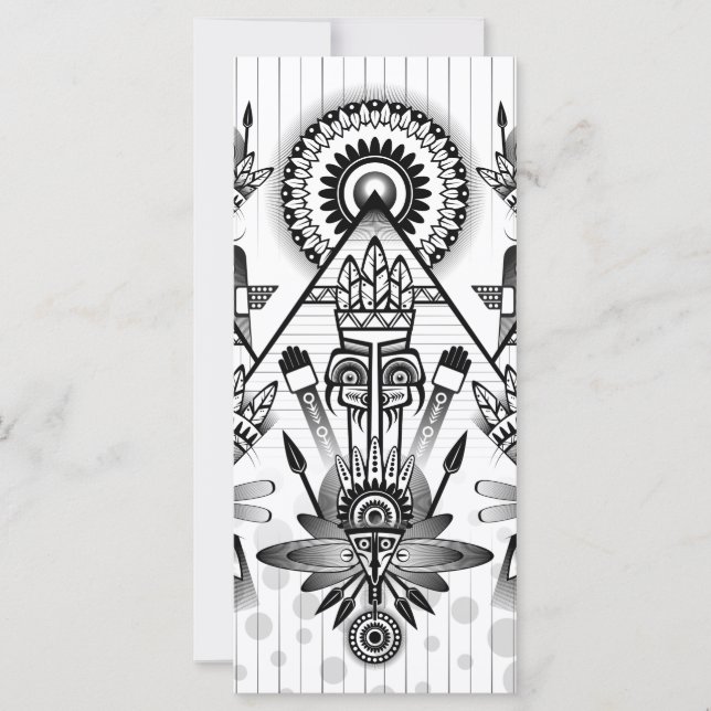 Abstrakt Ancious Native Indian Tribal (Framsida)