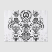 Abstrakt Ancious Native Indian Tribal