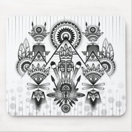 Abstrakt Ancious Native Indian Tribal Musmatta