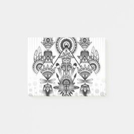 Abstrakt Ancious Native Indian Tribal Post-it Block