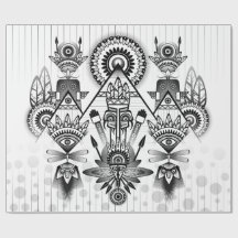 Abstrakt Ancious Native Indian Tribal