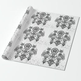 Abstrakt Ancious Native Indian Tribal Presentpapper