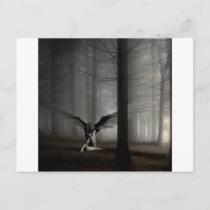 Abstrakt Angel Fallen Angel Vykort