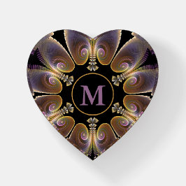 Abstrakt Angel Vingar Mandala Fractal Monogram