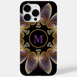 Abstrakt Angel Vingar Mandala Fractal Monogram