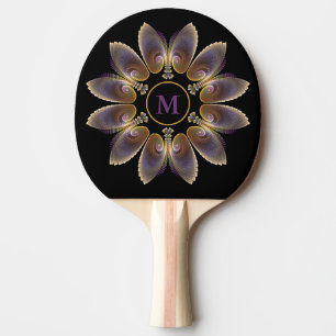Abstrakt Angel Vingar Mandala Fractal Monogram Pingisracket