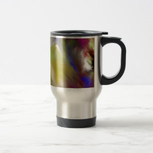 Abstrakt ängeldesign resemugg