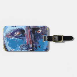 Abstrakt Ansikte Bagagebricka