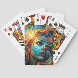 Abstrakt Ansikte Casinokort