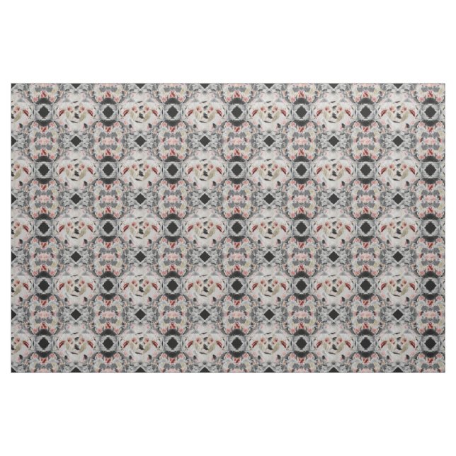Abstrakt Ansikte Design II Tyg (Yard)