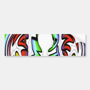 Abstrakt Ansikte Hakuna Matata Art Print Bildekal