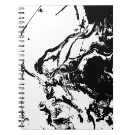 Abstrakt Ansikte Incident Art Spiral bärbara dator Anteckningsbok