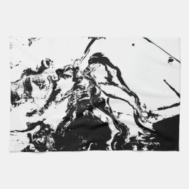 Abstrakt Ansikte Incidental Art Kitchen Towers Kökshandduk