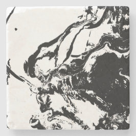 Abstrakt Ansikte Incidental Art Stone Underlägg