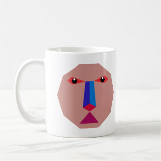 Abstrakt Ansikte Kaffemugg