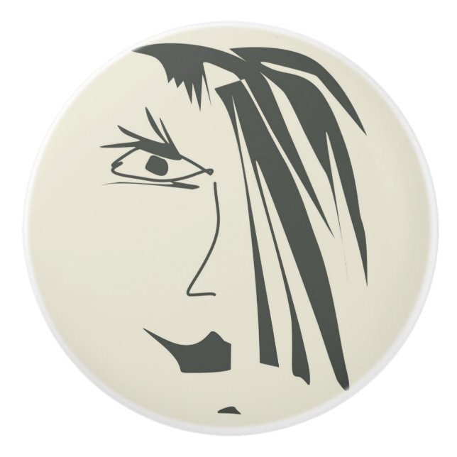 ABSTRAKT ANSIKTE . KNOPP (Framsidan)