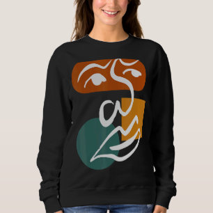 Abstrakt Ansikte One Line Women Manar Kids Boys Gi T Shirt