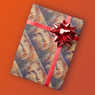 Abstrakt Ansikte Presentpapper