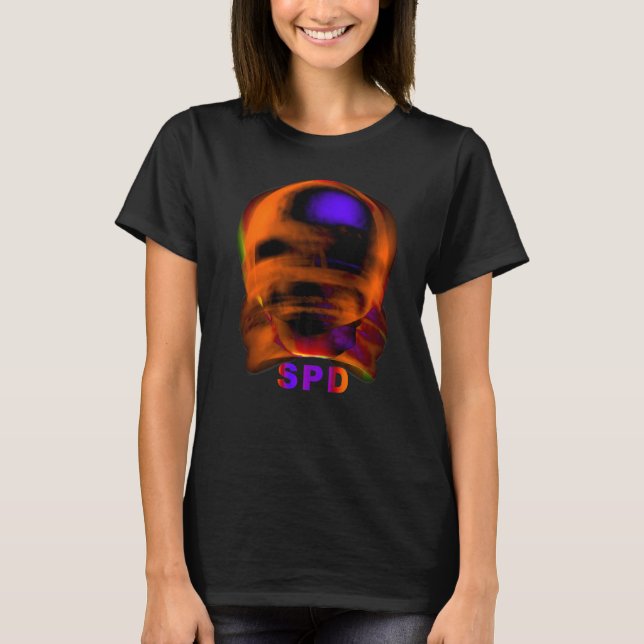 Abstrakt Ansikte T Shirt (Framsida)