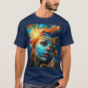 Abstrakt Ansikte T Shirt