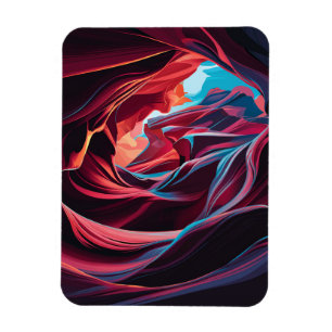 Abstrakt Antelope Canyon Arizona Magnet