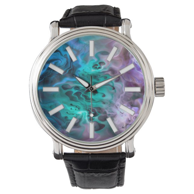 Abstrakt Apofys Fractal I Armbandsur (Framsida)