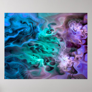 Abstrakt Apofys Fractal I Poster