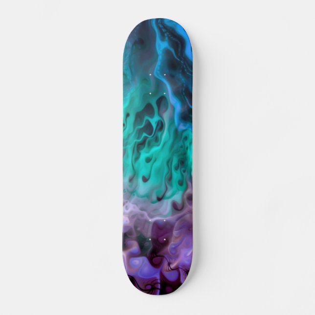 Abstrakt Apofys Fractal I Skateboard Bräda 20,5 Cm (Framsida)