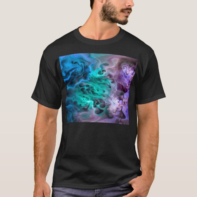 Abstrakt Apofys Fractal I Tee Shirt (Framsida)