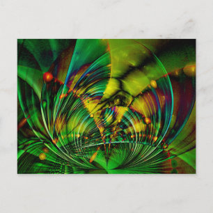 Abstrakt Apofys Fractal II Vykort