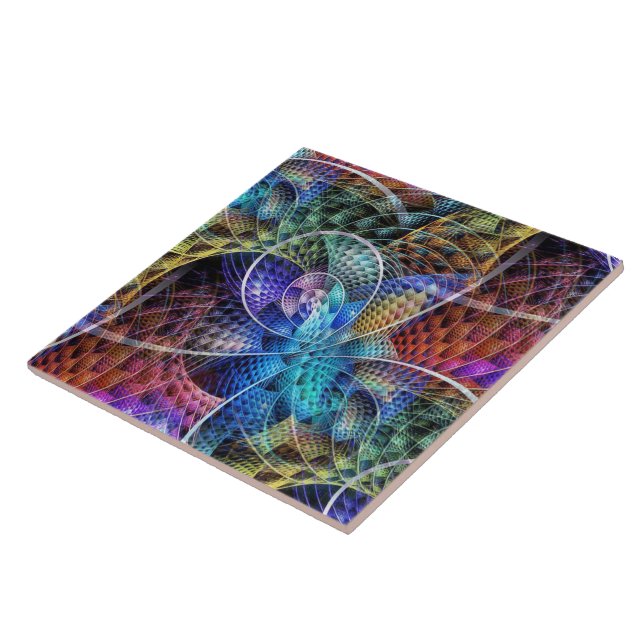 Abstrakt Apofys Fractal X Kakelplatta (Sidan)