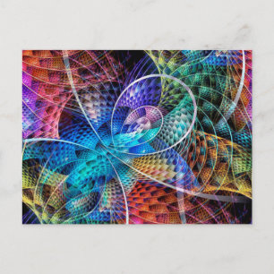 Abstrakt Apofys Fractal X Vykort