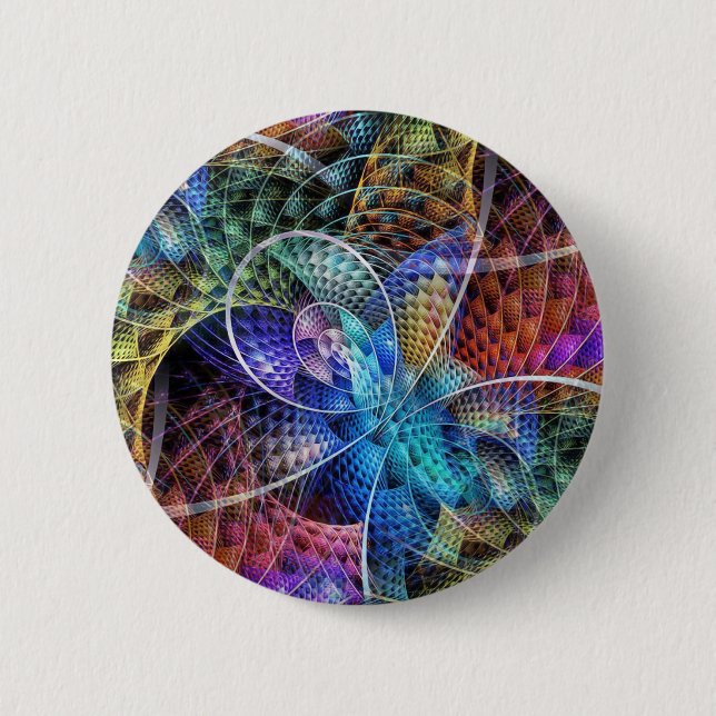 Abstrakt Apophysis Fraktal X Knapp (Framsida)
