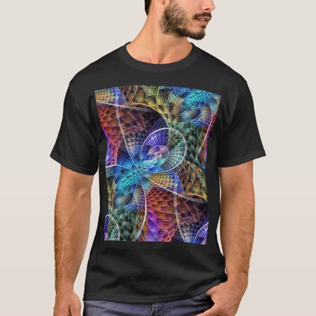 Abstrakt ApophysisFractal X Tee Shirt (Framsida)