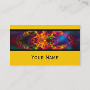 Abstrakt ApophysisFractal XI + din text Visitkort