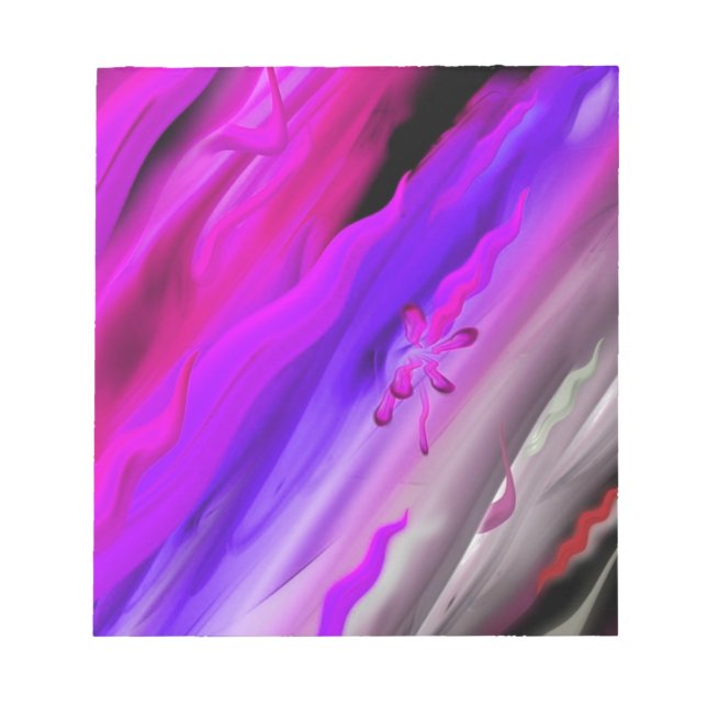 Abstrakt AQuarelle Anteckningsblock (Framsida)