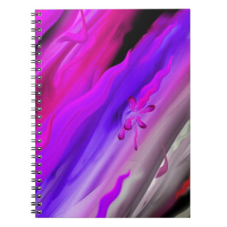 Abstrakt AQuarelle Anteckningsbok Med Spiral