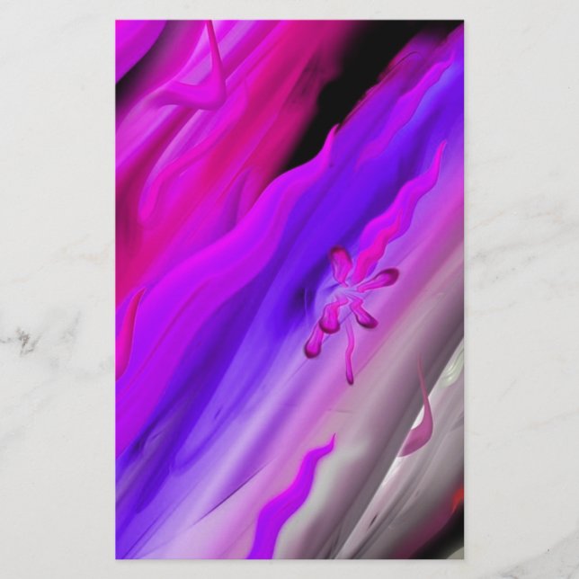 Abstrakt AQuarelle Brevpapper (Framsida)